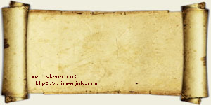 Nina Mioković vizit kartica